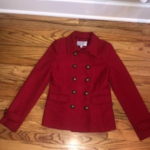 Red Peacoat